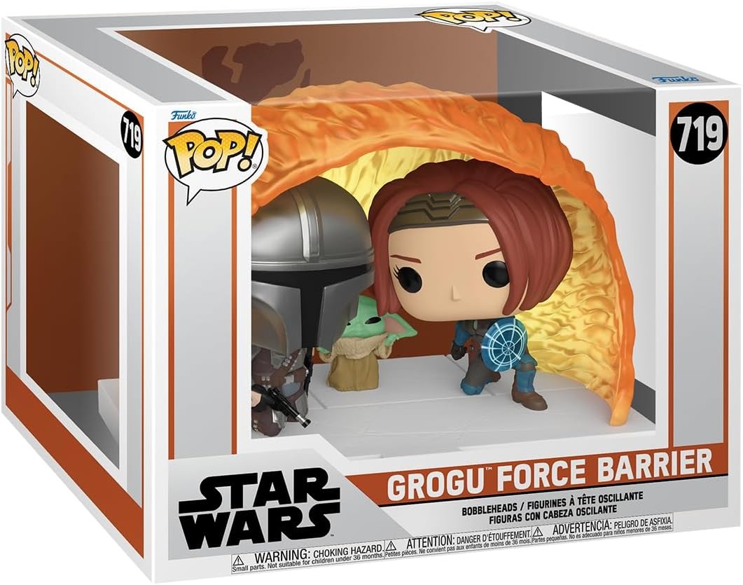 GROGU FORCE BARRIER | Funko Pop Star Wars Television Moments | 6 INCH #719