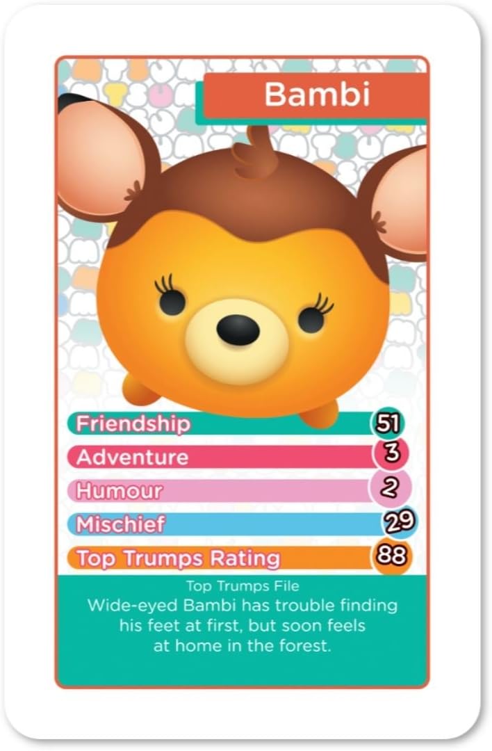 Top Trumps | Disney Tsum Tsum | Card Game