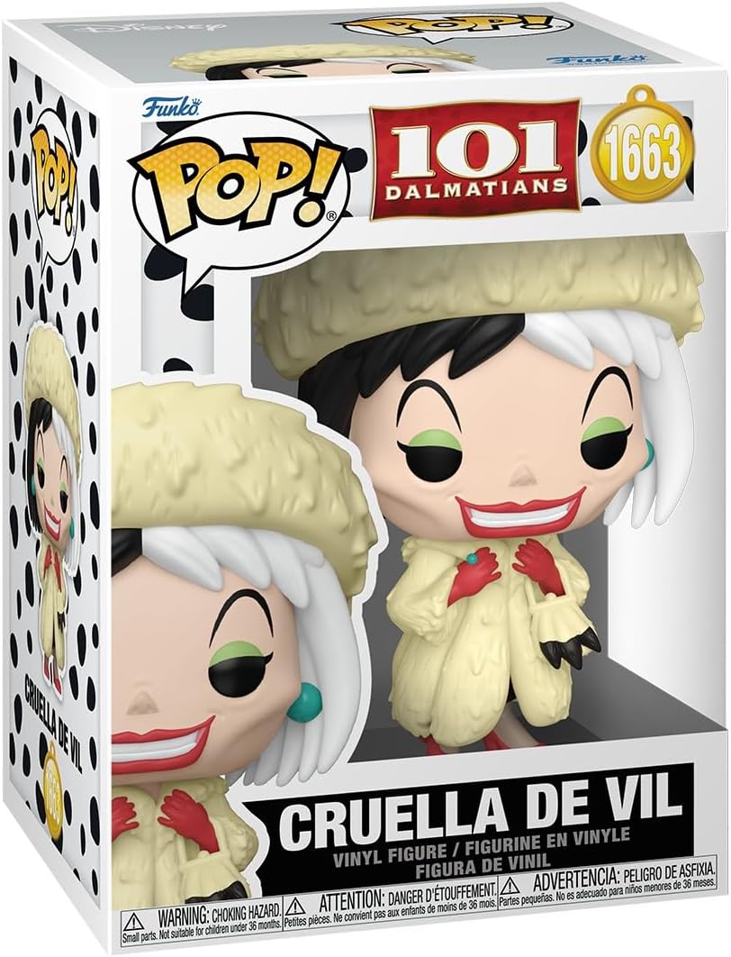 CRUELLA DE VIL | 101 DALMATIANS |  Funko Disney #1663