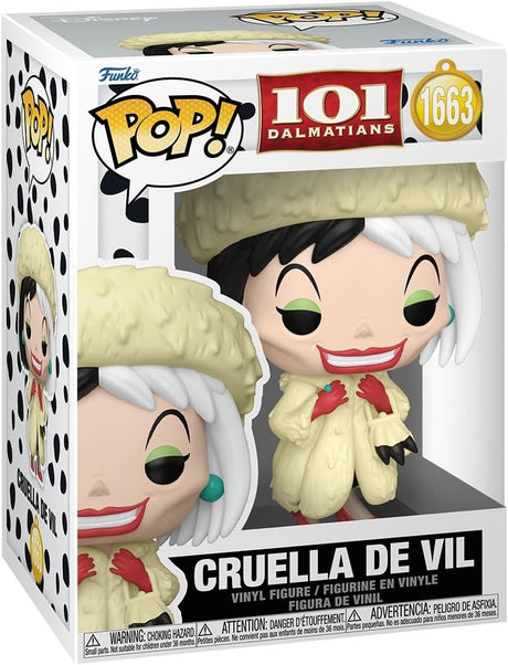 CRUELLA DE VIL | 101 DALMATIANS |  Funko Disney #1663