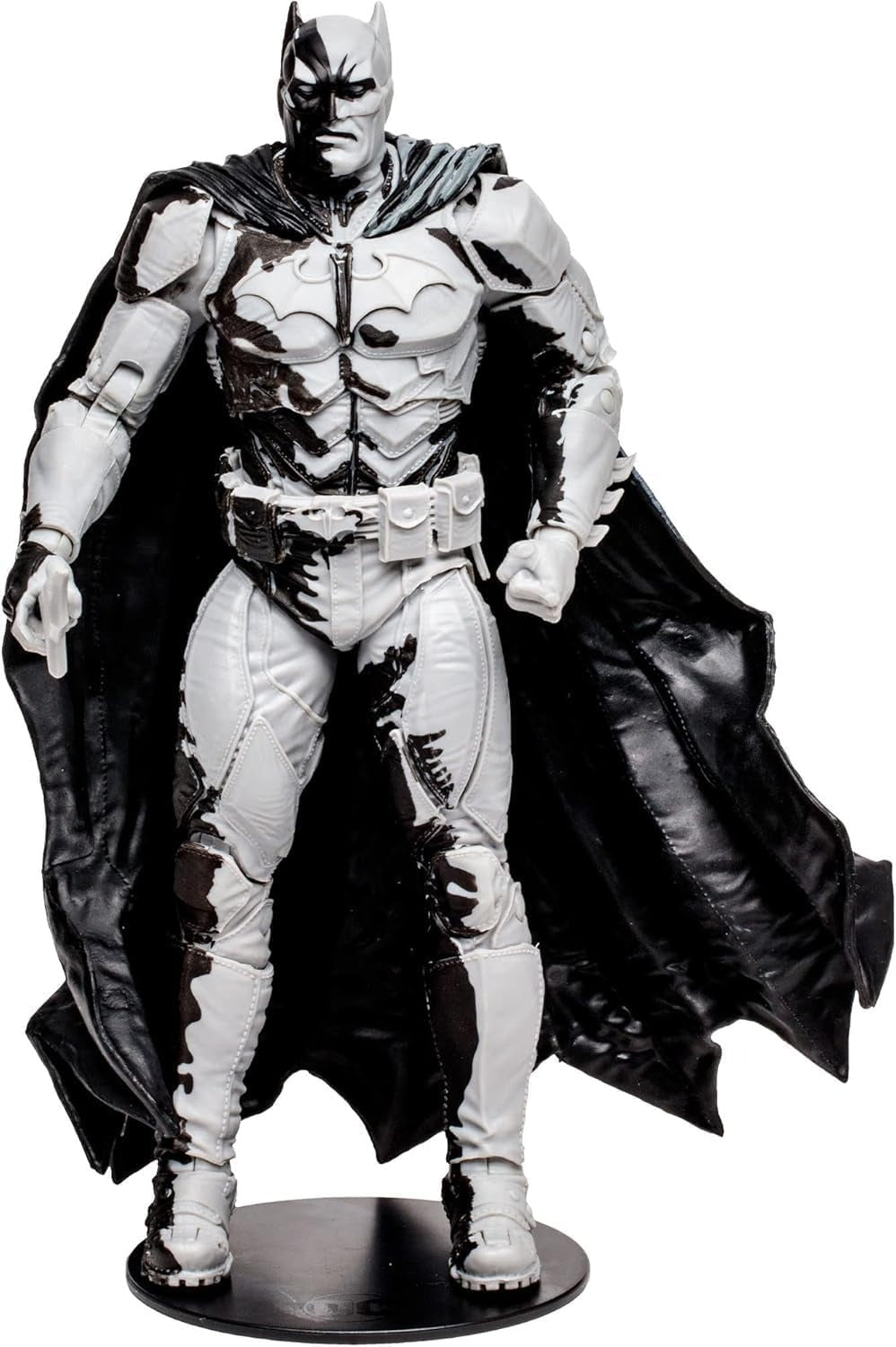 DC BATMAN WITH BLACK ADAM COMIC | Page Punchers | Line Art Variant | 7 inch Figure | McFarlane Toys