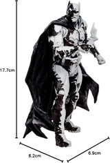 DC BATMAN WITH BLACK ADAM COMIC | Page Punchers | Line Art Variant | 7 inch Figure | McFarlane Toys