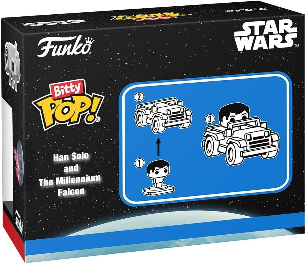 Han Solo and Millennium Falcon | Funko Bitty POP! Rides Star Wars