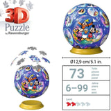 CLASSIC DISNEY CHARACTERS | Ravensburger | Disney | 73 Piece 3D Jigsaw Puzzle