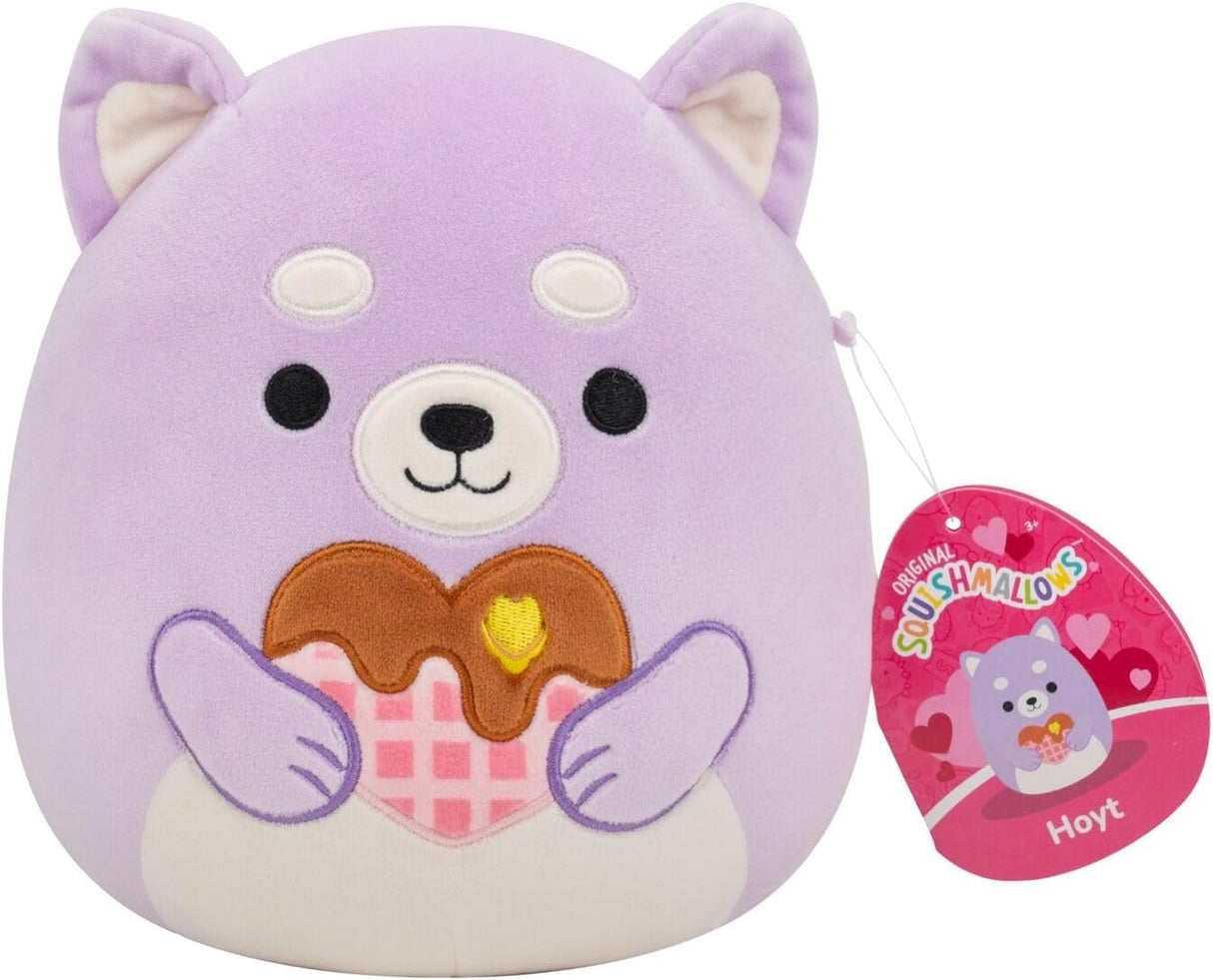 HOYT (WAFFLE) | Lavender Shiba Inu Dog | Squishmallows 7.5" Plush Valentine 26