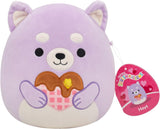 HOYT (WAFFLE) | Lavender Shiba Inu Dog | Squishmallows 7.5" Plush Valentine 26