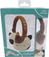 Squishmallows | Cam The Cat | Plush Bluetooth Headphones With Built-in Microphone