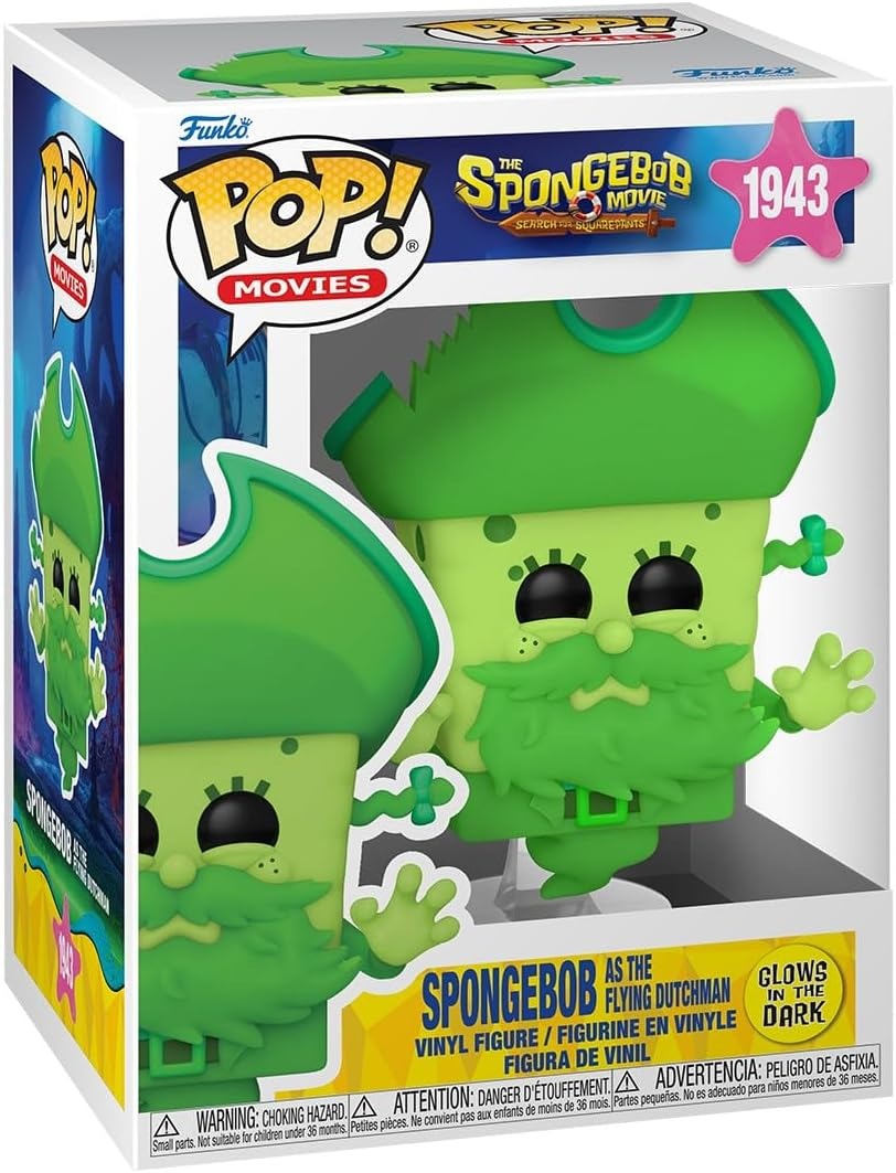 SPONGEBOB AS THE FLYING DUTCHMAN | The Spongebob Movie Search for SquarePants | Funko Pop Movies #1943 GLOW