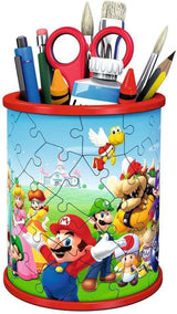 SUPER MARIO | Ravensburger | Pencil Holder | 57 Piece 3D Jigsaw Puzzle