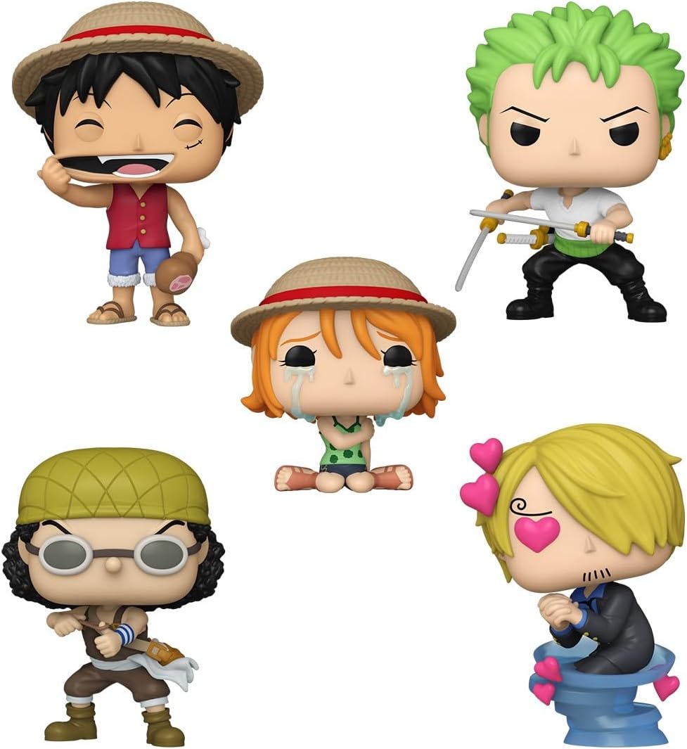 Funko Pop! Animation One Piece MONKEY D. LUFFY / RORONOA ZORO / NAMI / USOPP / SANJI 5-Pack