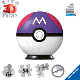 POKEMON MASTER BALL | Ravensburger | 55 Piece 3D Jigsaw Puzzle