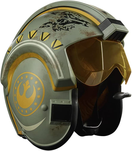 Hasbro Star Wars | The Black Series Mandalorian Trapper Wolf | Premium Electronic Helmet Roleplay