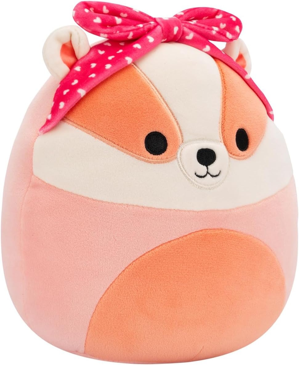 ROSTAM | Peach Badger | Squishmallows 7.5" Plush Valentine 25