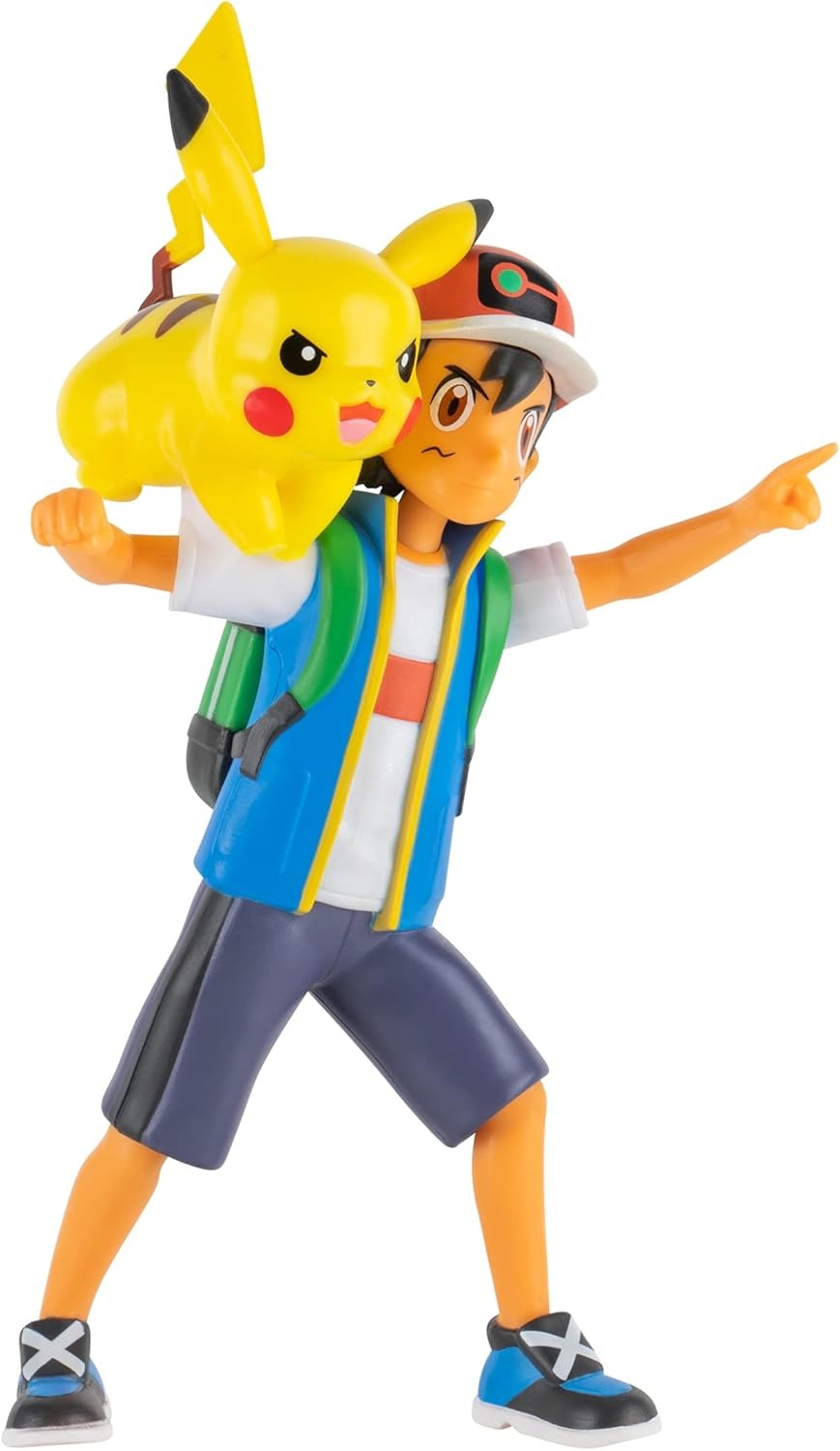 Pokémon Battle Feature Figure: Ash & Pikachu (4.5 Inch)