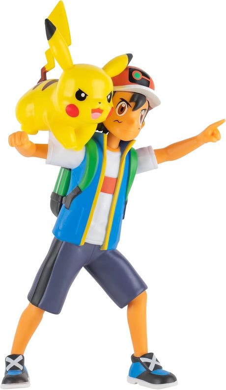 Pokémon Battle Feature Figure: Ash & Pikachu (4.5 Inch)