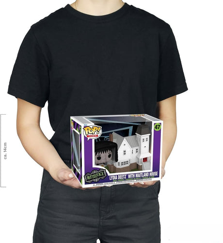 Slight Damaged Box | LYDIA DEETZ WITH MAITLAND HOUSE | Beetlejuice | Funko Pop Town #47
