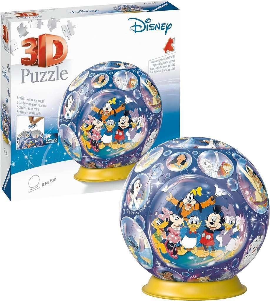 CLASSIC DISNEY CHARACTERS | Ravensburger | Disney | 73 Piece 3D Jigsaw Puzzle