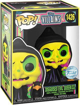 DISGUISED EVIL QUEEN (WITH RAVEN) | Blacklight | Funko Pop Disney Villains #1426