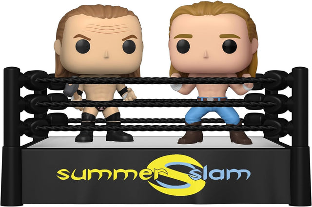 Funko Pop WWE Moments | Triple H and Shawn Michaels Ring | 2 Pack