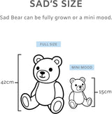 Mood Bears | Mini Sad Bear 15cm Plush