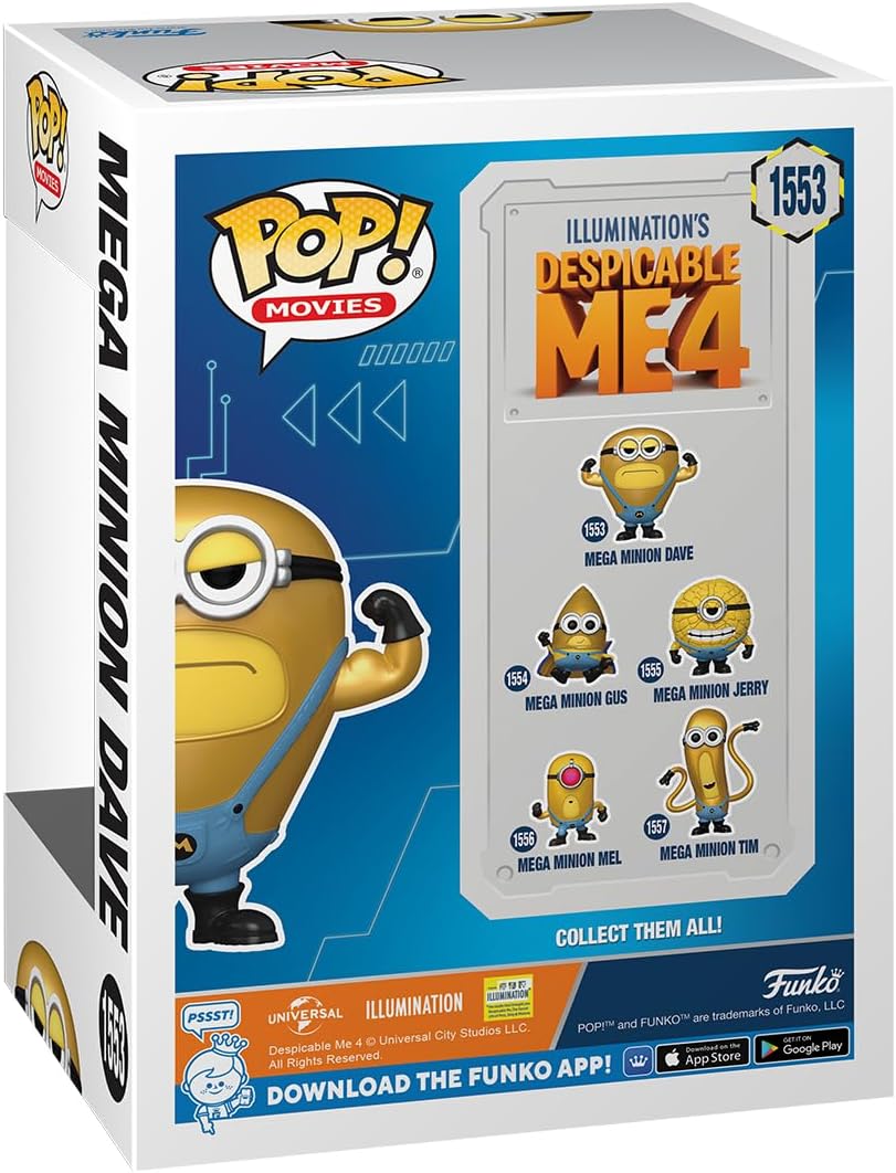 Mega Minion Dave | Despicable Me 4 | Funko Movies | #1553