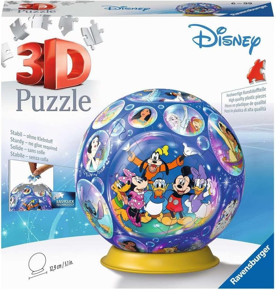 CLASSIC DISNEY CHARACTERS | Ravensburger | Disney | 73 Piece 3D Jigsaw Puzzle