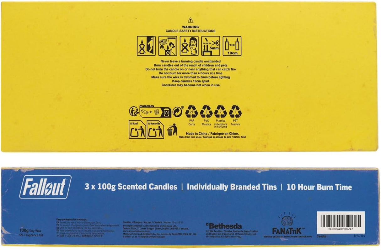 Fanattik Fallout The Comforting Scents of Home 3 CANDLE SET