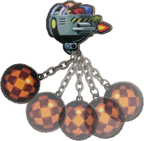 Fanattik Sonic the Hedgehog Limited Edition DR. EGGMAN Egg Mobile Pin Badge