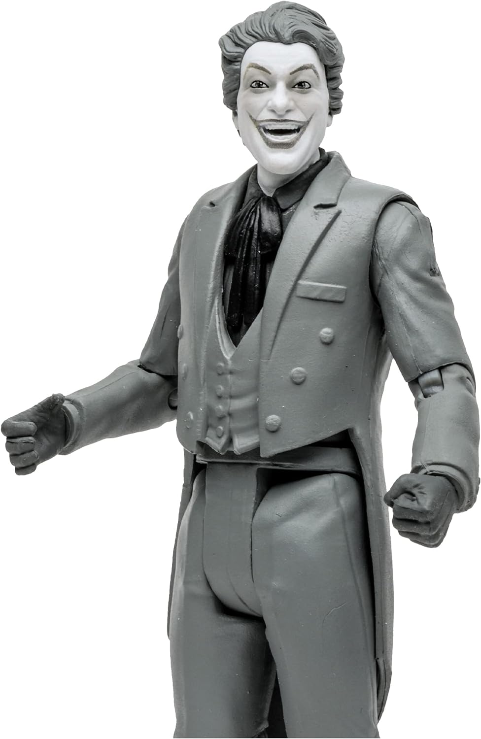 Batman Classic TV Series | DC Retro The Joker (Black and White) | 5 inch Figure | McFarlane Toys