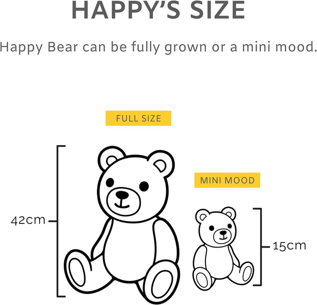 Mood Bears | Mini Happy Bear 15cm Plush