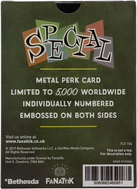 STRENGTH PERK CARD | Fallout | Limited Edition