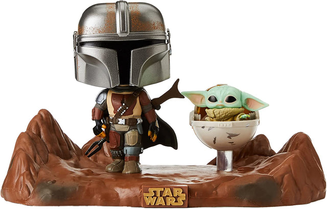 Funko Pop Star Wars Television Moments | The Mandalorian with The Child Grogu #390