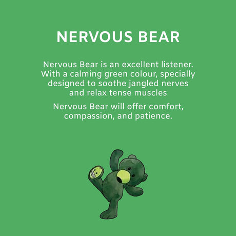 Mood Bears | Mini Nervous Bear 15cm Plush