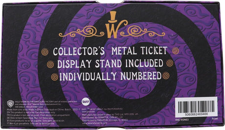 Willy Wonka and the Chocolate Factory | Replica Golden Ticket | Limited Edition