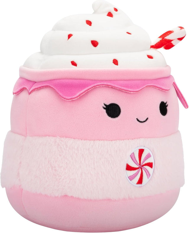 Ethel the Pink Candy Cane Hot Chocolate | Squishmallows 7.5" Plush Christmas 24