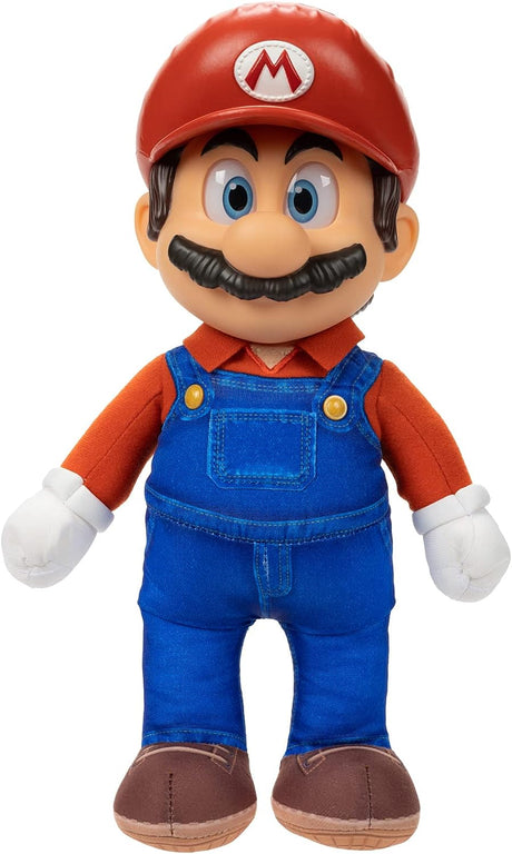 Poseable Mario Plush | The Super Mario Bros. Movie | 14’ / 35cm Tall