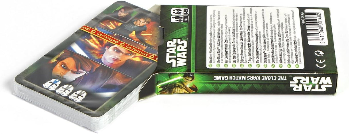 Cartamundi | Star Wars Clone Wars | Match Card Game