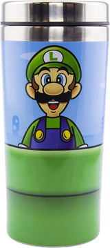 Super Mario Warp Pipe | Travel Mug | Stainless Steel | Officially Licensed Nintendo