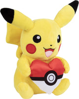 PIKACHU WITH HEART POKE BALL | Pokemon 8 inch Plush Soft Toy