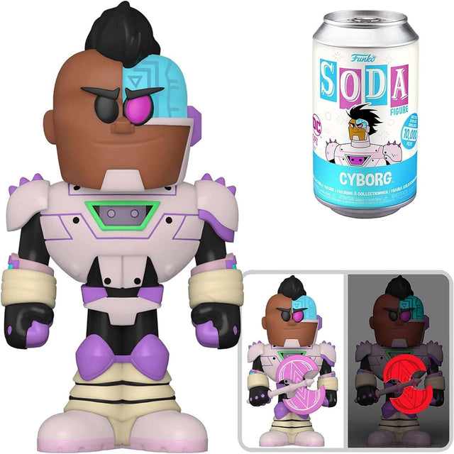 Funko Soda | Teen Titans Go! Cyborg | Limited Edition of 10,000 | Chance of Chase