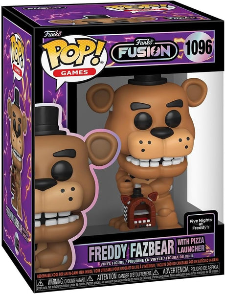 FREDDY FAZBEAR (WITH PIZZA LAUNCHER) | Funko Fusion Pop Games #1096