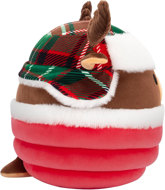 Maurice the Brown Moose with Puffer Jacket | Squishmallows 7.5" Plush Christmas 24