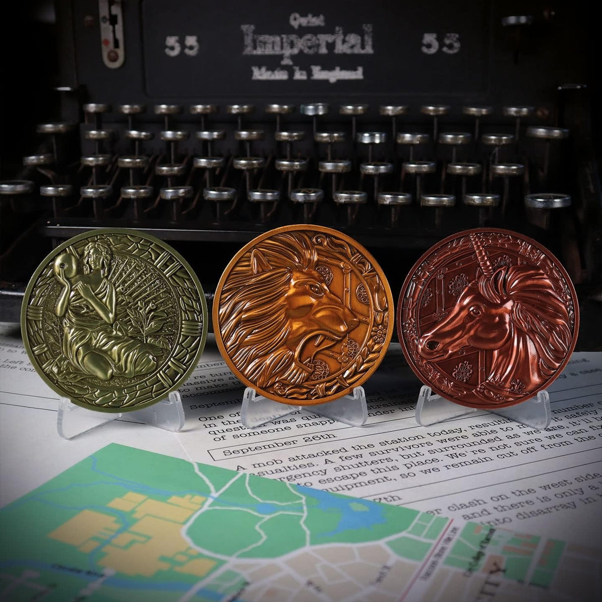 Resident Evil 2 | Limited Edition Replica Medallions | Collectors Set