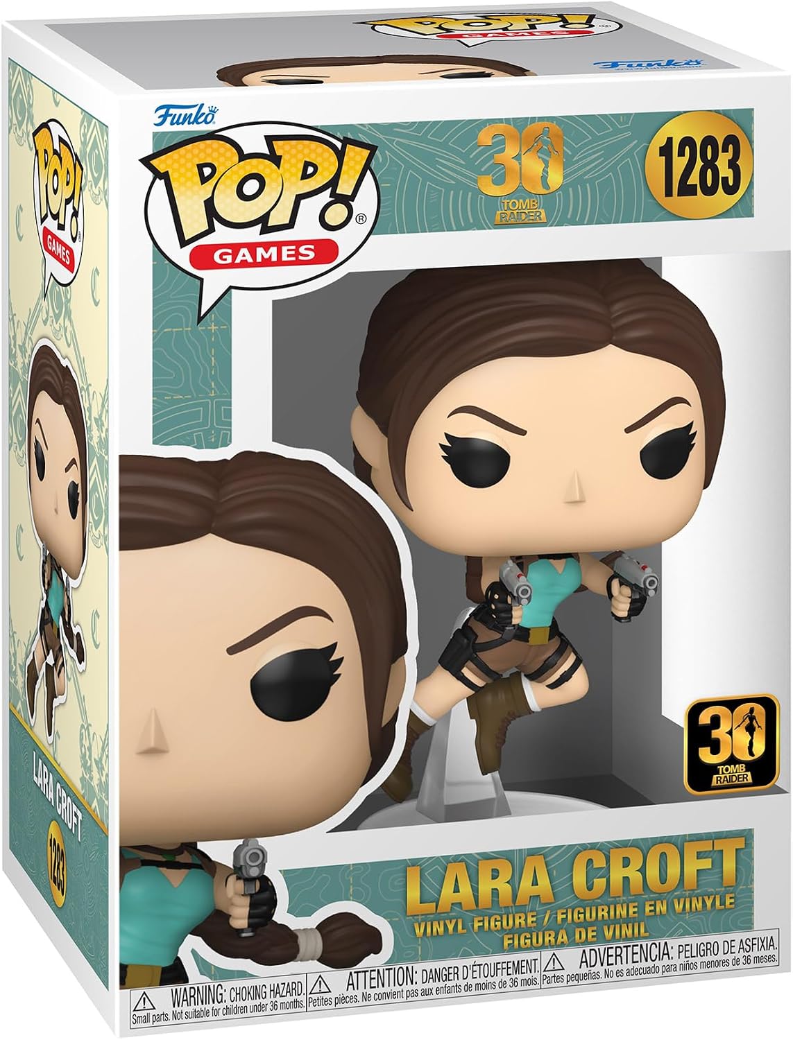 LARA CROFT (LEAPING) | Tomb Raider 30th Anniversary | Funko Pop! Games #1283