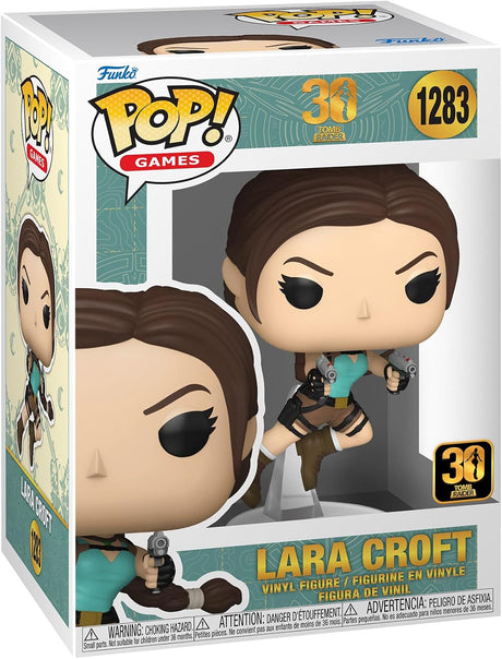 LARA CROFT (LEAPING) | Tomb Raider 30th Anniversary | Funko Pop! Games #1283