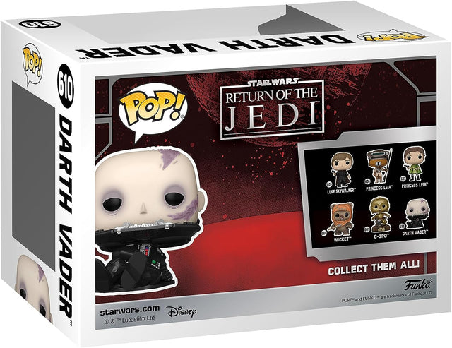 Funko Pop Star Wars |  Return of The Jedi | Darth Vader (Unmasked) #610