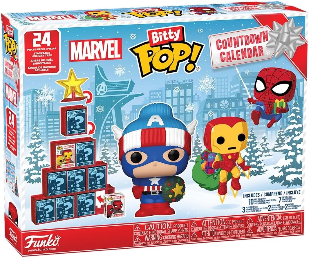 Funko Bitty Pop! Advent Countdown Calendar | Marvel Comics | 24 Days Of Surprise