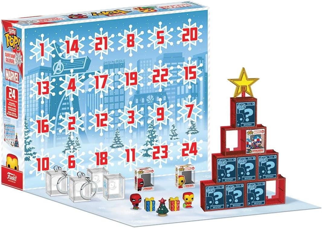 Funko Bitty Pop! Advent Countdown Calendar | Marvel Comics | 24 Days Of Surprise