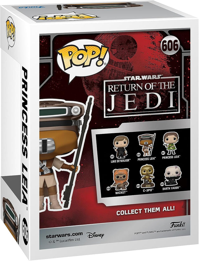 Funko Pop Star Wars |  Return of The Jedi | Princess Leia (Boushh) #606