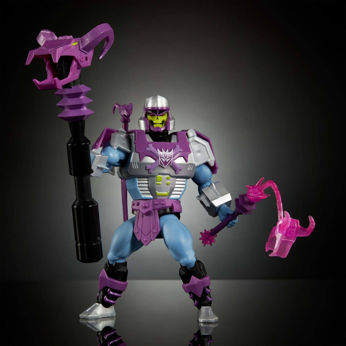 Masters of the Universe x Transformers Megatron Armor SKELETOR Action Figure by Mattel